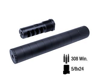 Розбірний ПБС + ДГК кал. 308 Win  S39M24, M242, 308 win, 5/8x24 фото